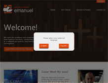 Tablet Screenshot of calvaryemanuel.com